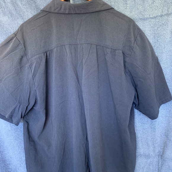 Ladies Navy Blue Blouse Plus size - Picture 3 of 4